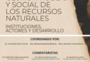 Presentación del libro Gestión pública y social de los recursos naturales.