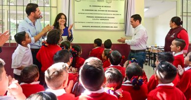 Entregan Aulas a la Primaria Hermenegildo Galeana en Sahuayo