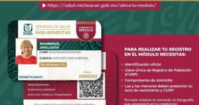 Ubica los 45 módulos en Michoacán para tramitar la credencial del IMSS-Bienestar