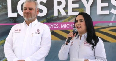 Con 2 grandes obras se apuesta por movilidad en Los Reyes y Tingüindín: Gladyz Butanda