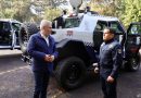 Bedolla refuerza combate al crimen con nuevos vehículos blindados