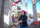 Supervisa Gladyz Butanda construcción de garaje de cabinas del teleférico de Morelia