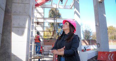 Supervisa Gladyz Butanda construcción de garaje de cabinas del teleférico de Morelia