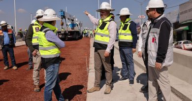 Puente norte del Paso Eréndira abrirá a la circulación antes de que termine febrero: Bedolla