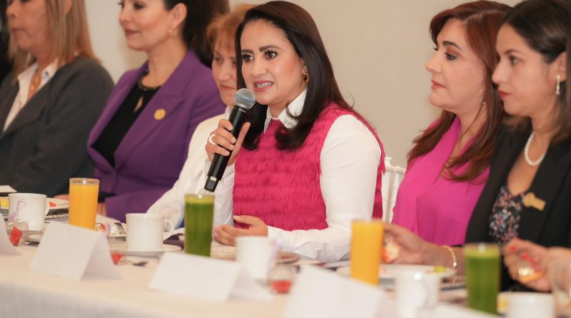 Presenta Gladyz Butanda proyectos con perspectiva de género ante empresarias