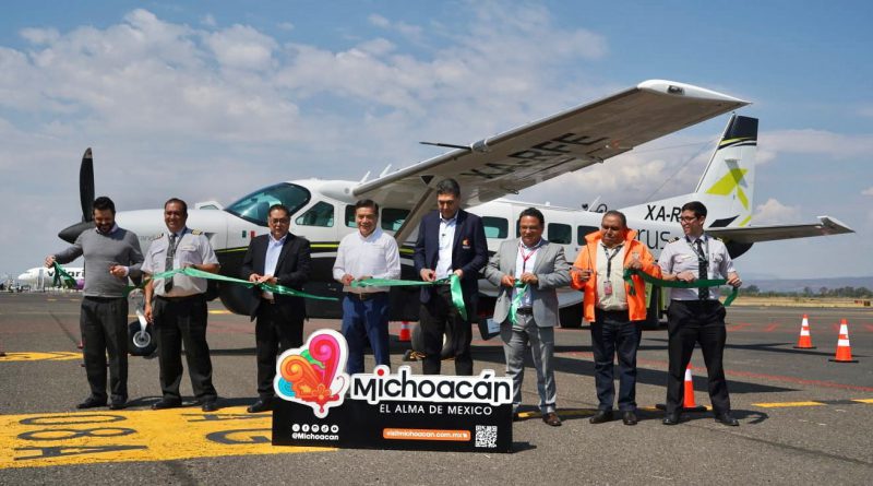 Michoacán despega con nueva ruta aérea AIFA-Morelia-Uruapan