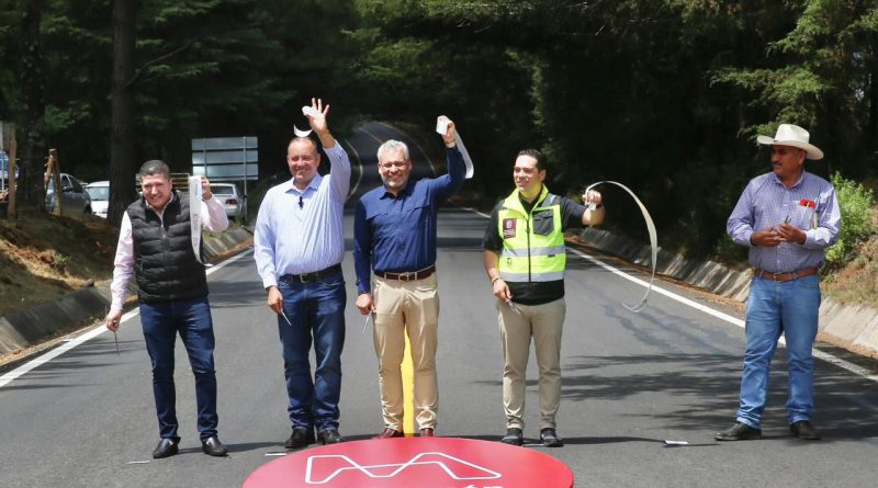 Inaugura Bedolla rehabilitación de la carretera Madero-Tacámbaro; se impulsa el desarrollo agrícola