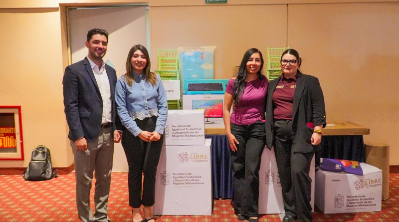 Fortalecen al Instituto de la Mujer Sahuayense con nuevo equipamiento