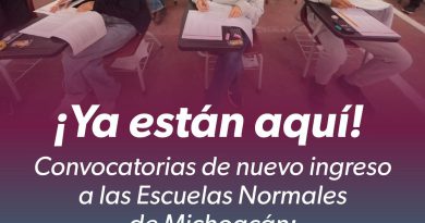 ¿Quieres ser docente? Ya están listas las convocatorias para Escuelas Normales de Michoacán