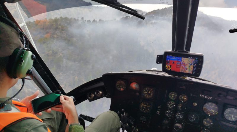 Atiende Gobierno de Michoacán incendio forestal en Nuevo Urecho