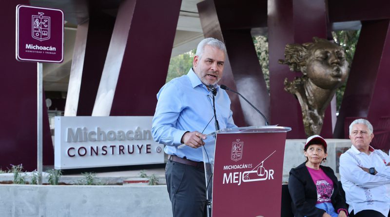 Pago del refrendo vehicular “va de vuelta” en obras de infraestructura para Michoacán: Bedolla