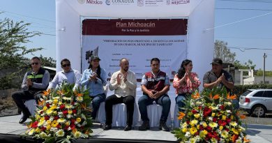 Conagua Michoacán cumple con el derecho al agua; entrega nuevo pozo profundo en Tanhuato