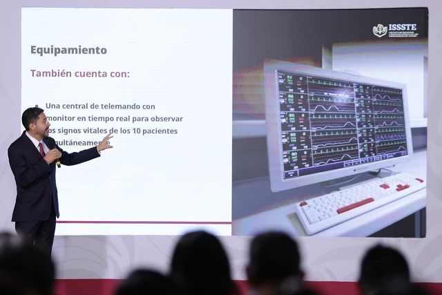 En “La mañanera del pueblo”, Martí Batres presenta nueva sala de terapia postquirúrgica del CMN “20 de Noviembre” del ISSSTE