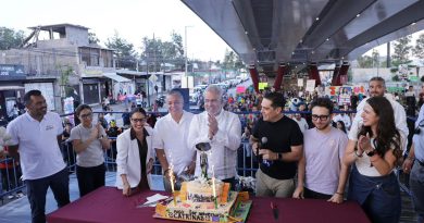 Celebra Bedolla primer aniversario del Paso Catrinas en Villas del Pedregal