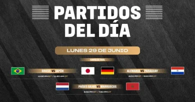 Partidos hoy lunes 29 de junio del 2026