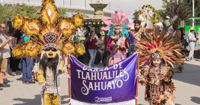 Los Tlahualiles de Sahuayo llevan la riqueza cultural de Michoacán a la fiesta mundialista en Zapopan