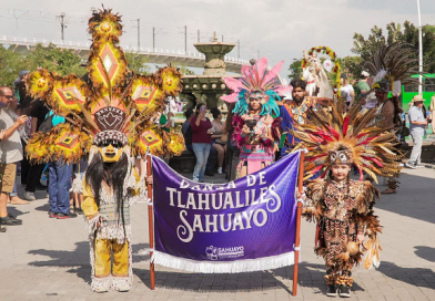 Los Tlahualiles de Sahuayo llevan la riqueza cultural de Michoacán a la fiesta mundialista en Zapopan