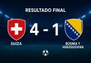 ¡Goleada! Suiza logra su primer triunfo en el Mundial al derrotar a Bosnia y Herzegovina