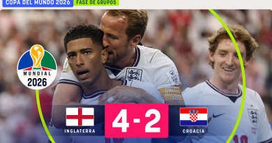 ¡Qué pegada! Inglaterra se luce con victoria en partidazo ante Croacia
