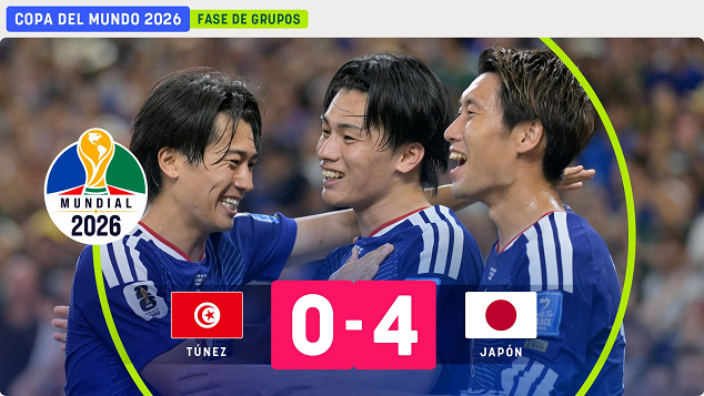 Túnez vs. Japón: goleada 4-0 en el partido 1000 de los mundiales