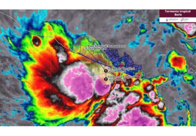 Gobierno de México exhorta a los habitantes de las costas de Guerrero, Oaxaca, Colima, Michoacán y Jalisco, a reforzar medidas preventivas ante la tormenta tropical Boris