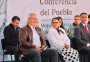 Ante Sheinbaum, destaca Bedolla avances del Plan Michoacán en seguridad, infraestructura y educación