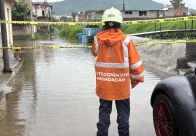 Llama Protección Civil Estatal a extremar precauciones ante pronóstico de lluvias fuertes en Michoacán
