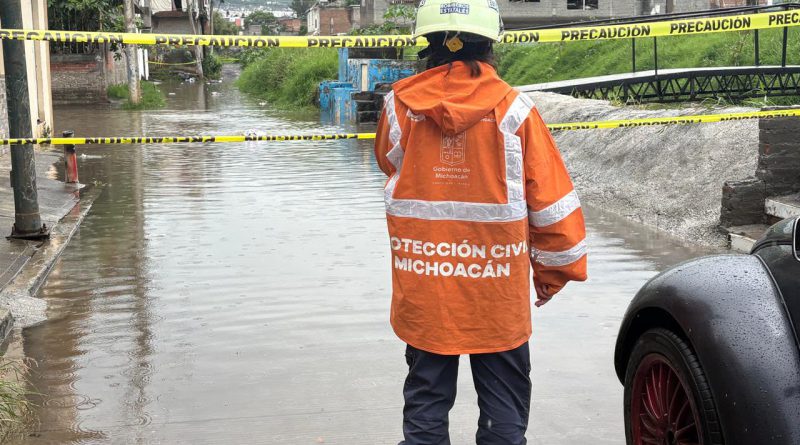 Llama Protección Civil Estatal a extremar precauciones ante pronóstico de lluvias fuertes en Michoacán