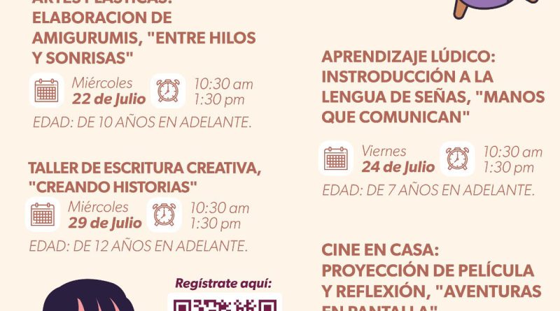 Este verano sé parte de los cursos gratuitos de “Las Solidarias” en Morelia