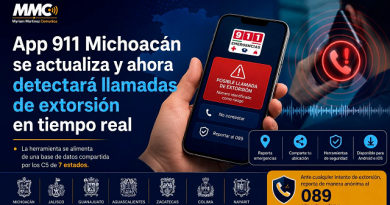 App 911 Michoacán se actualiza y ahora detectará llamadas de extorsión en tiempo real