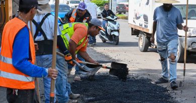 Gobierno de Sahuayo intensifica campaña de bacheo para fortalecer la infraestructura vial previo a las Fiestas Patronales