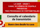 Canal 34 acercará el cine mexicano a Jiquilpan con una selección de cortometrajes