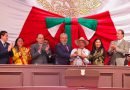 Celebra Bedolla entrega de presea a comunidades mazahuas y destaca el respeto a su autodeterminación