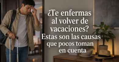 ¿Te enfermas al volver de vacaciones? Estas son las causas que pocos toman en cuenta
