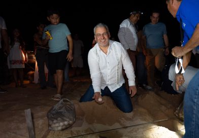 Con apoyo de 27 campamentos, Michoacán proyecta el nacimiento de 1.8 millones de tortugas: Bedolla