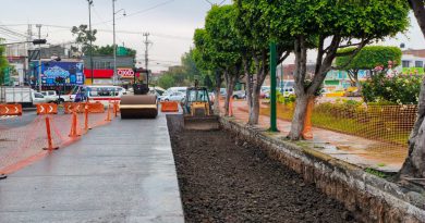 Avanzan obras del Morebús en Tres Puentes con reducción de un carril en el paso superior ferroviario