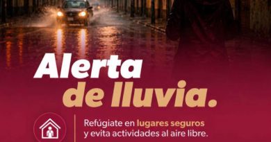 Segob llama a reforzar medidas de prevención ante lluvias