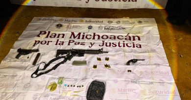 Tras repeler agresión en Tacámbaro, Guardia Civil detiene a 3 con armas y vehículo