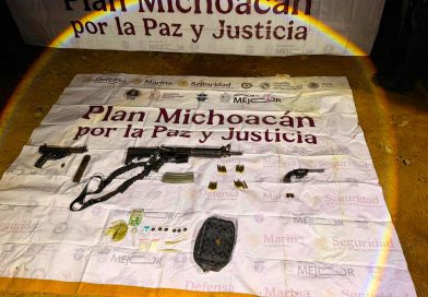 Tras repeler agresión en Tacámbaro, Guardia Civil detiene a 3 con armas y vehículo