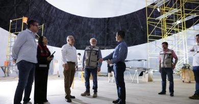 Concluye instalación de la pantalla de proyección de 360 grados en el Planetario de Morelia