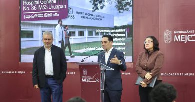 Inversión de 7 mil 702 mdp fortalece la infraestructura hospitalaria en Michoacán: Bedolla