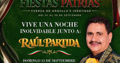 Raúl Partida pondrá ritmo a las Fiestas Patrias Sahuayo 2026