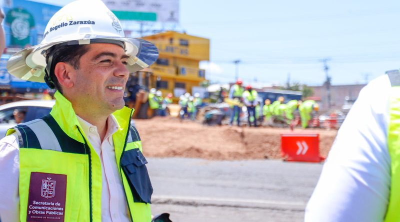 Transformamos distribuidores viales de Morelia en parques y espacios de convivencia: Rogelio Zarazúa