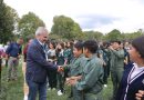 Inaugura Bedolla cinco canchas de fútbol 7 en secundarias de Uruapan