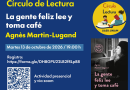 La literatura como refugio: el círculo de lectura explora la felicidad en la novela de Agnès Martin-Lugand