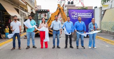Manuel Gálvez Sánchez pone en marcha la construcción de nueva red de agua potable en la calle Morelos de Sahuayo