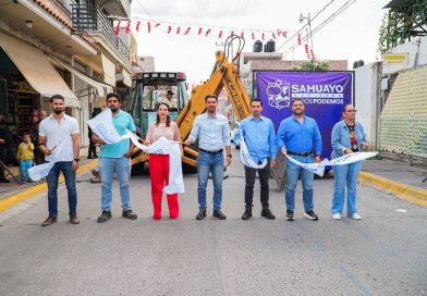 Manuel Gálvez Sánchez pone en marcha la construcción de nueva red de agua potable en la calle Morelos de Sahuayo