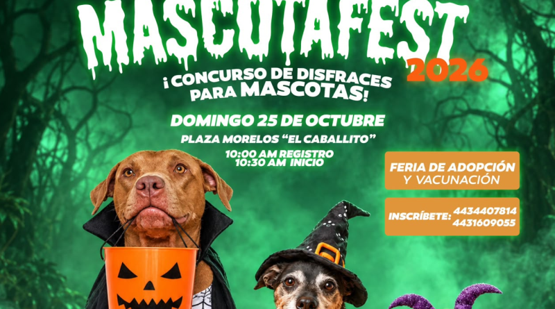 ¡Llega MASCOTAFEST 2026 a Morelia!
