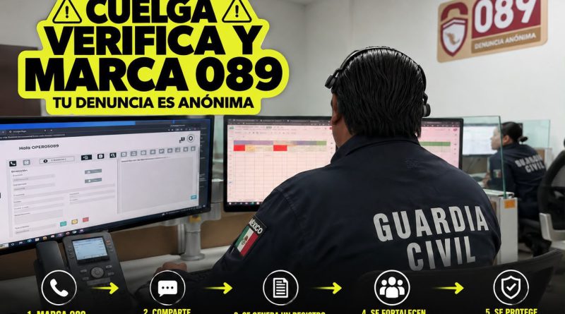 Frena la extorsión; conoce la importancia de denunciar al 089