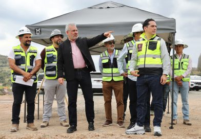 Supervisa Bedolla obras del 4° segmento del segundo anillo periférico de Morelia; unirá a Charo con Tarímbaro
